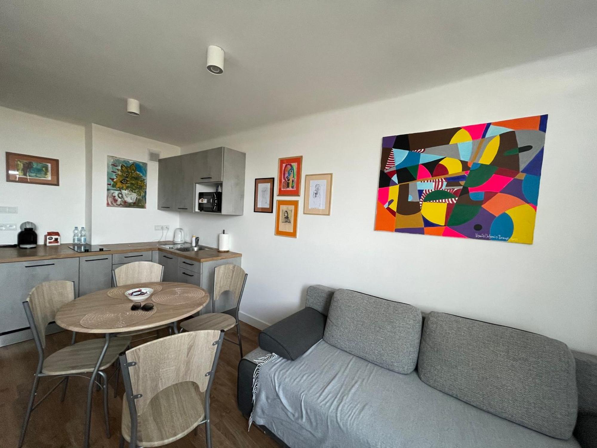Warsaw View Apartment Bagian luar foto